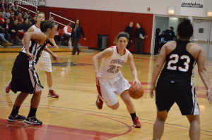 Sophomore Suzie Broski had 16 points against IUSB. 